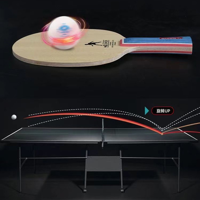 Original SANWEI M8 Table Tennis Blade Racket (5 Ply Wood Allround Conrol) Ping Pong Bat Paddle