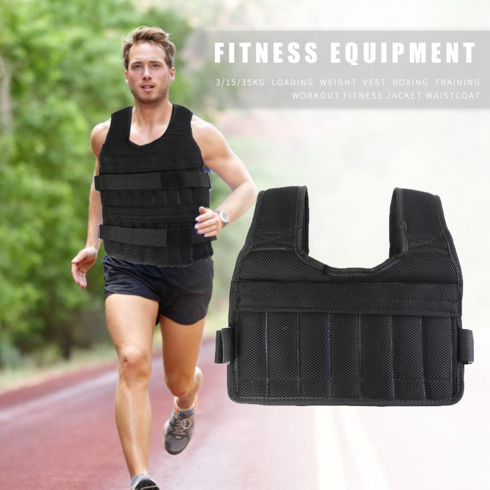 3 15 35kg Weight Vest Jacket for Boxing Training Workout Equipment