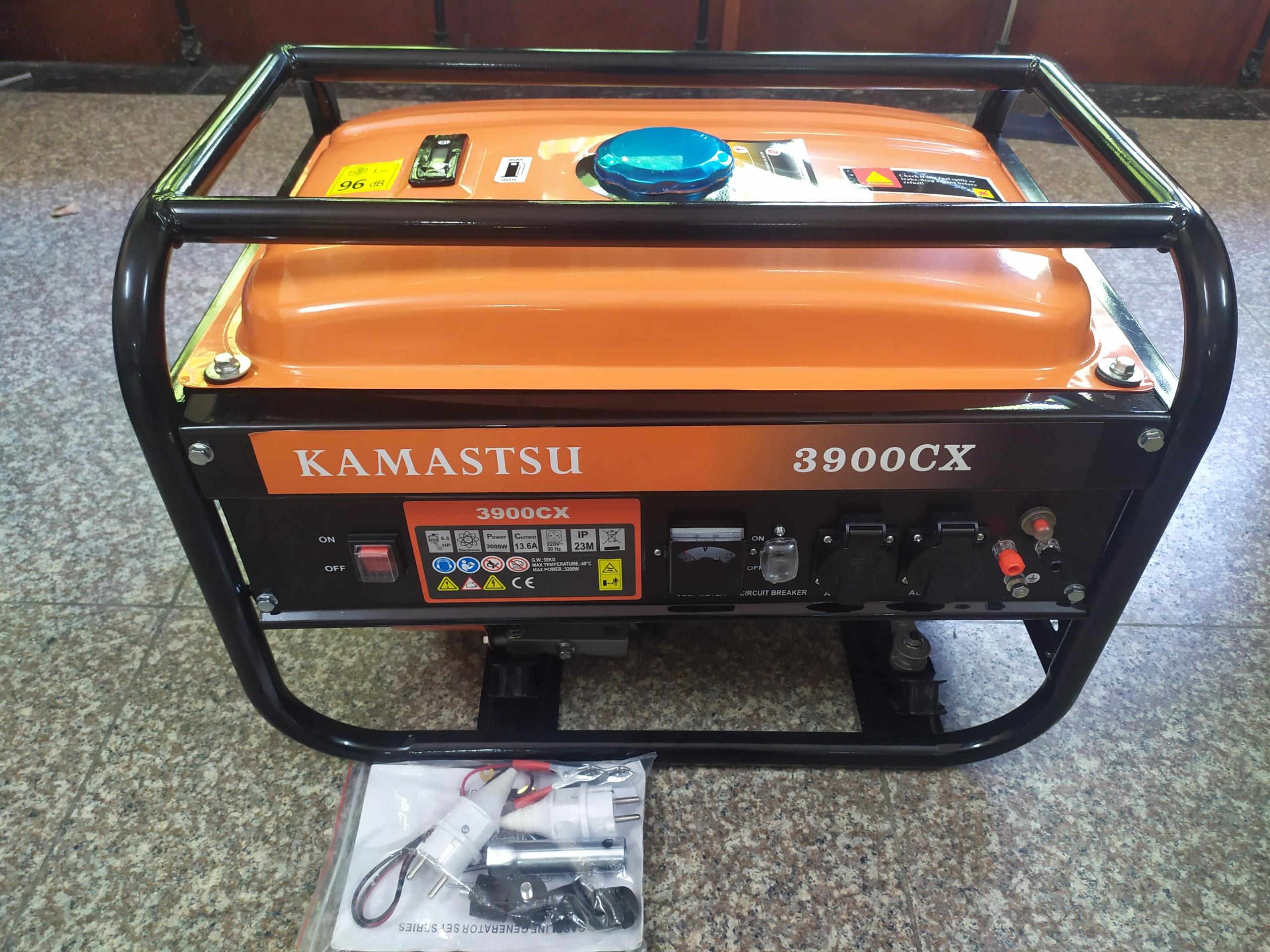 Máy Phát Điện Chạy Xăng 3kw Kamastsu 3900CX