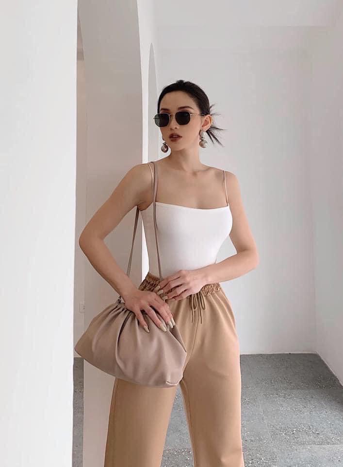 Áo 2 dây sợi bún croptop ôm body