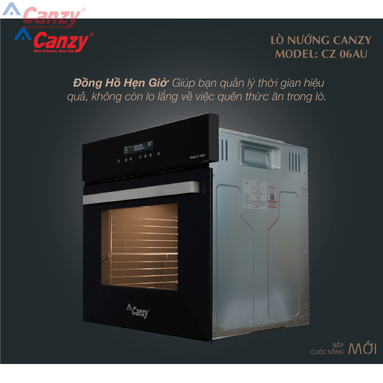 Lò nướng âm tủ Canzy CZ-06AU(Dung tích 70L) (Giá tốt ƞhất )