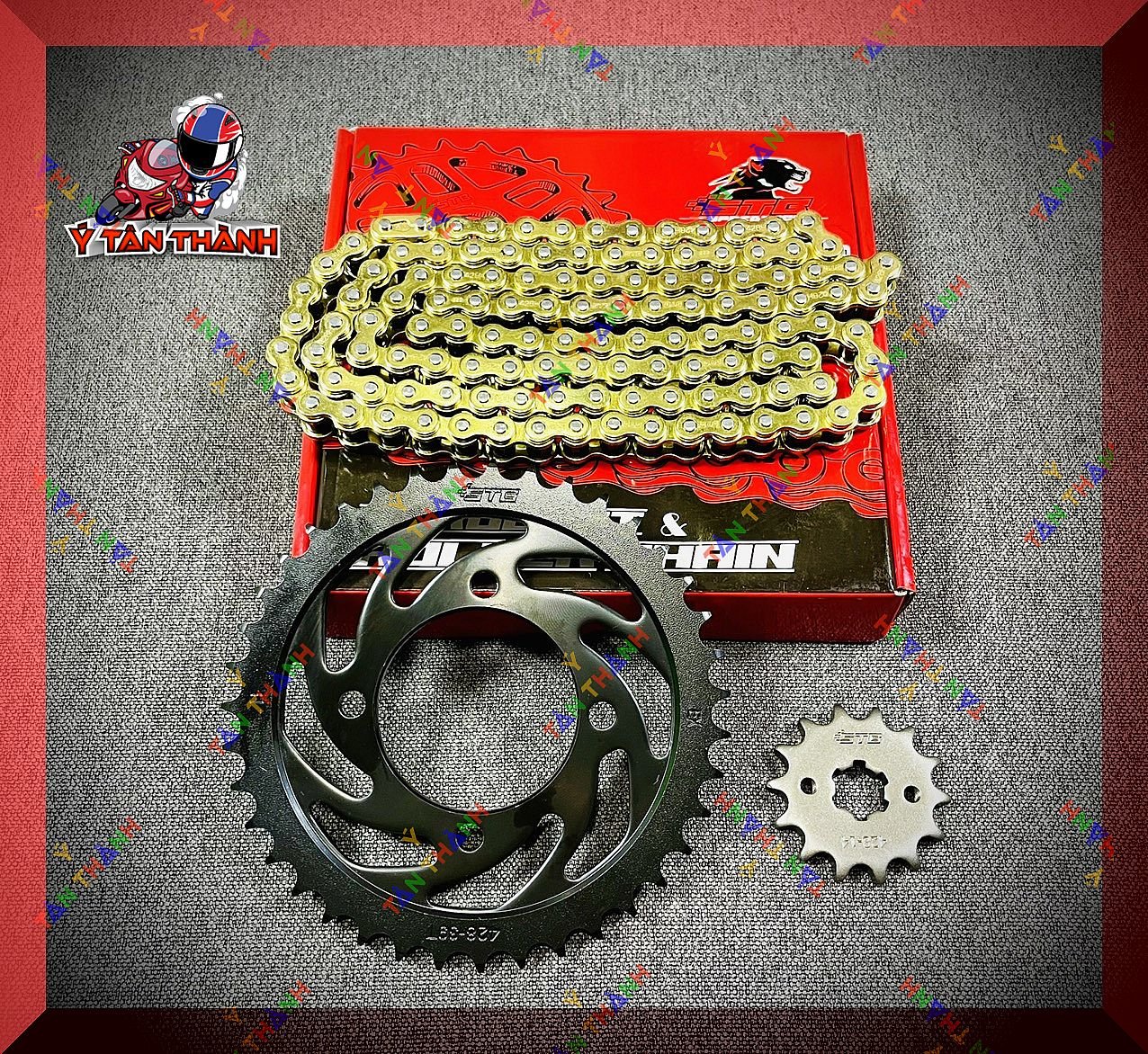 Nhông sên đĩa stb exciter 135 14t-39t ms22