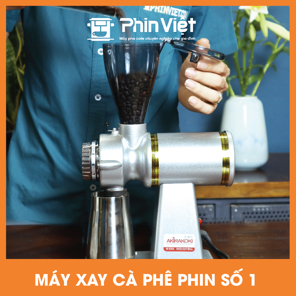 Máy xay cà phê hạt mini Akira M520A