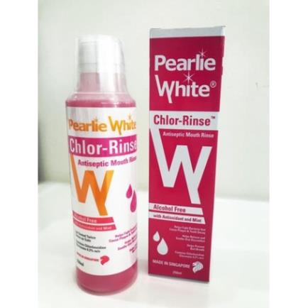 Nước súc miệng sát khuẩn Pearlie White