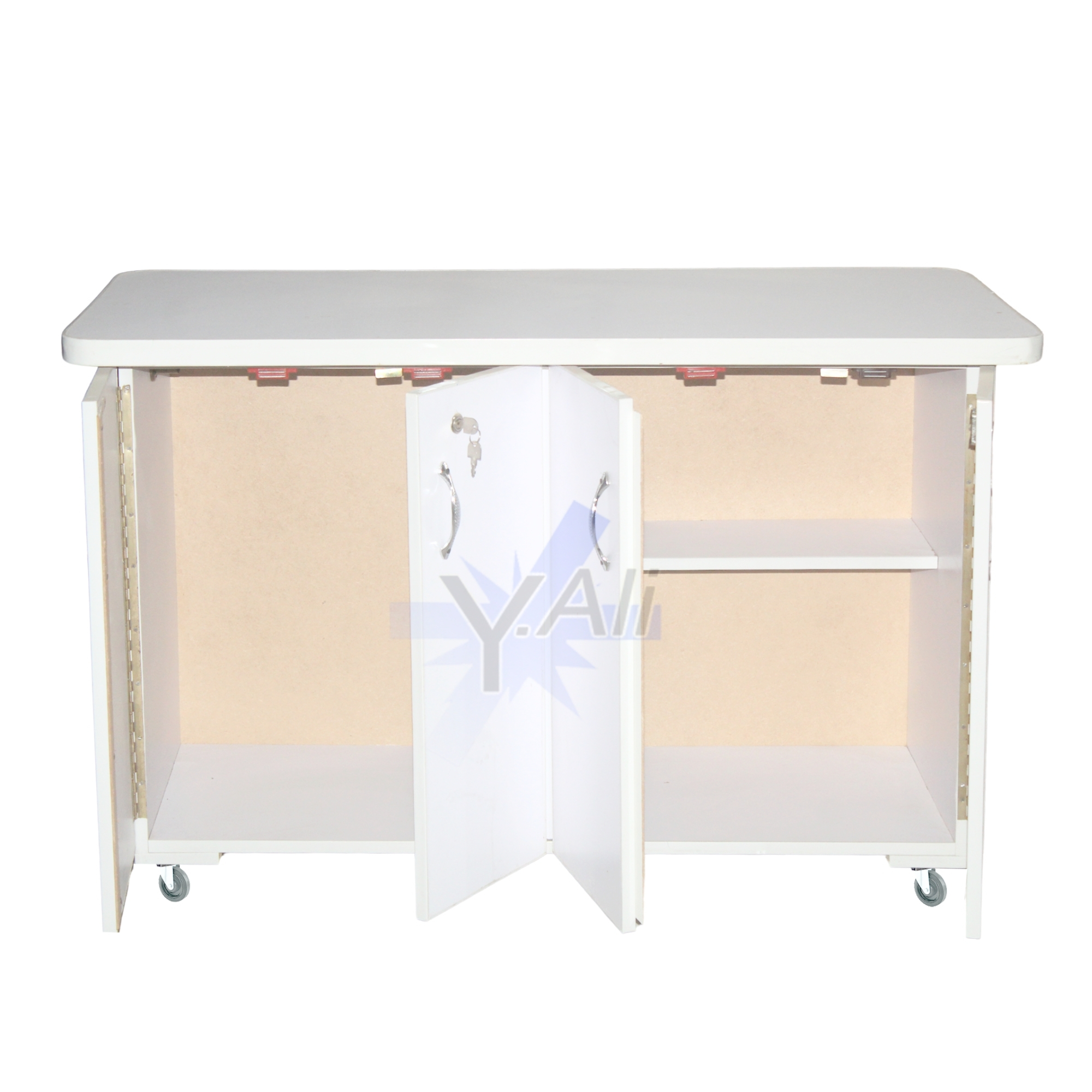 4%20Feet%20Wooden%20Sheet%20Four%20Door%20Iron%20stand%20-%20white%20Iron%20board%20iron%20table%20wood%20wooden%20Furniture%20-%20Image%203