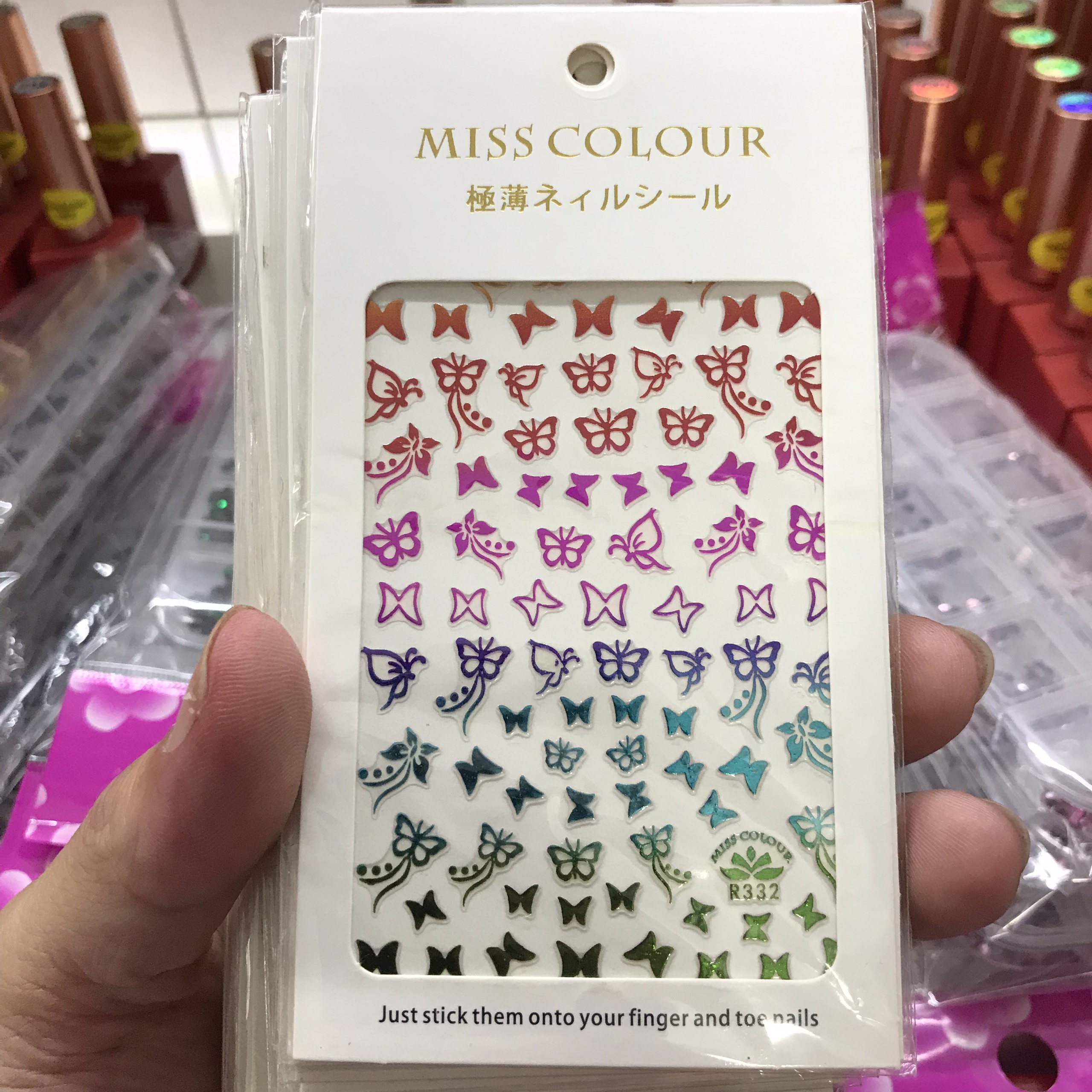 Nail sticker dán móng tay - Chân - HOT 3 - Nail 937