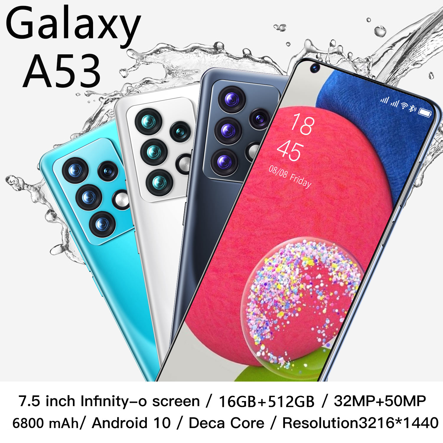 โทรศัพท์ Sansumg Galaxy A53 5G ของแท้ โทรศัพท์มือถือ 7.5