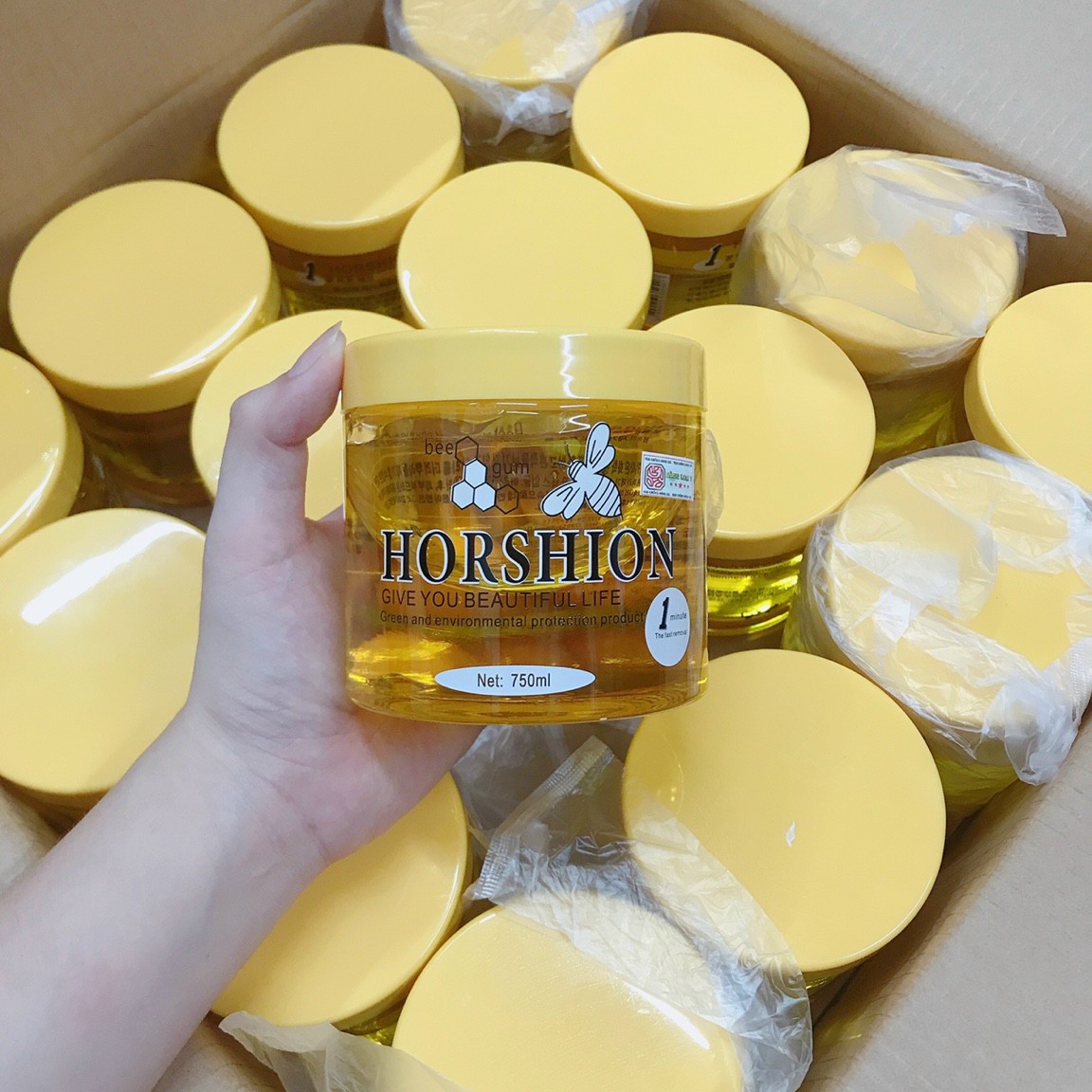 Gel Wax lông mật ong Horshion