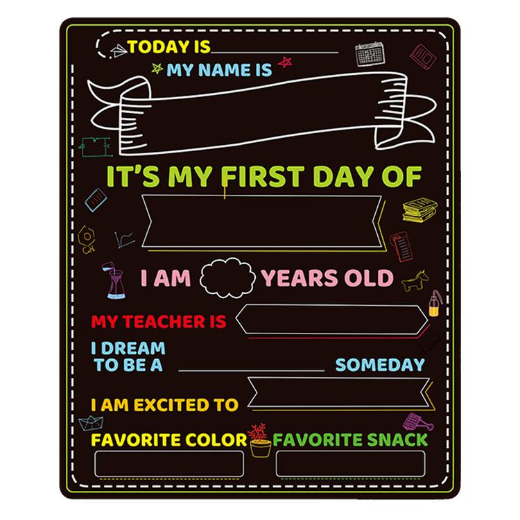 STOBOK First Day Of School Chalkboard Last Day School Board
