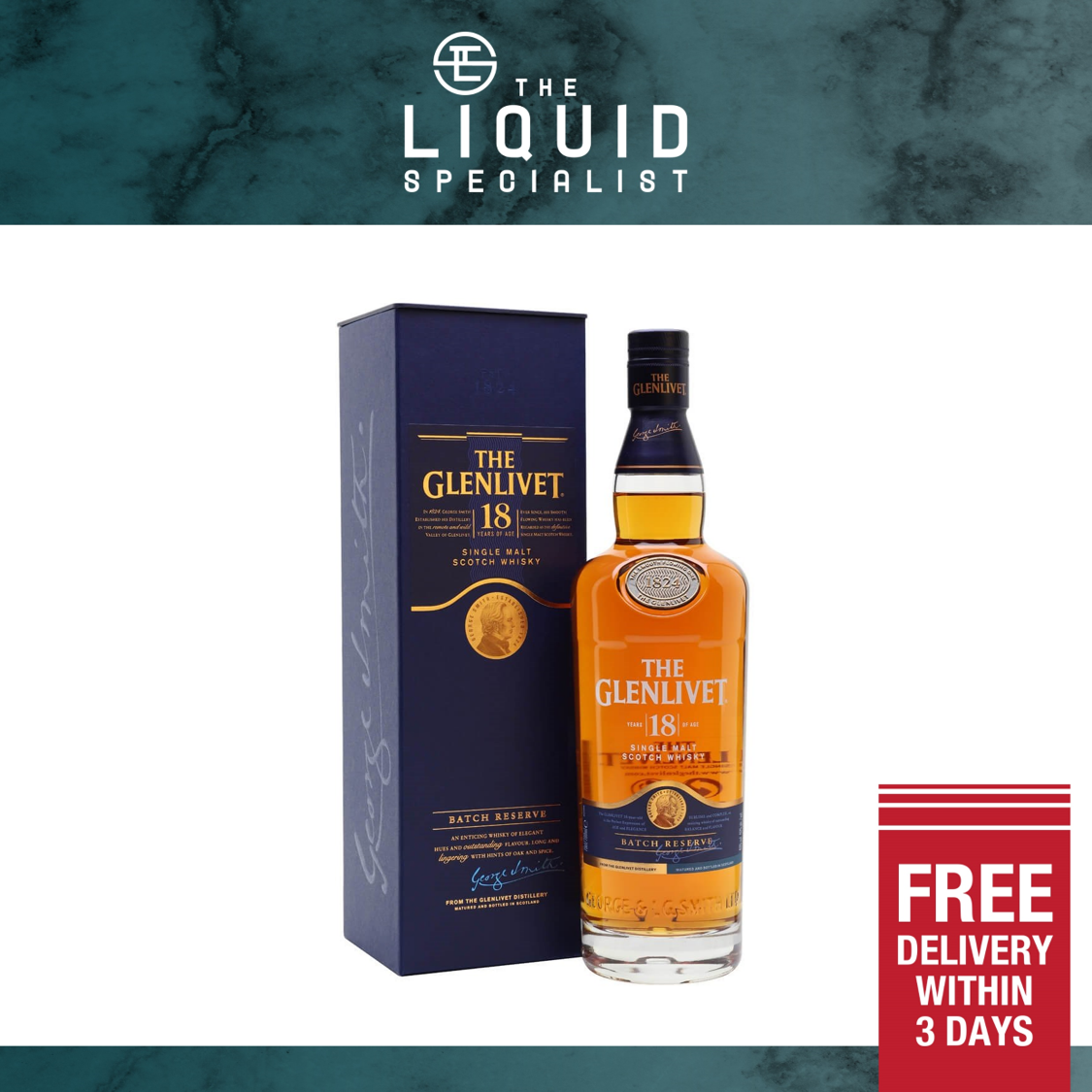 The Glenlivet 18 Old Single Malt Whisky 70cl Lazada Singapore