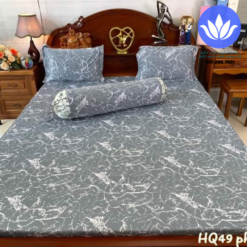 Drap Ga Giường Lẻ thun lạnh HQ đủ size ( không áo gối - GIÁ XƯỞNG ) size nệm 3 -25cm