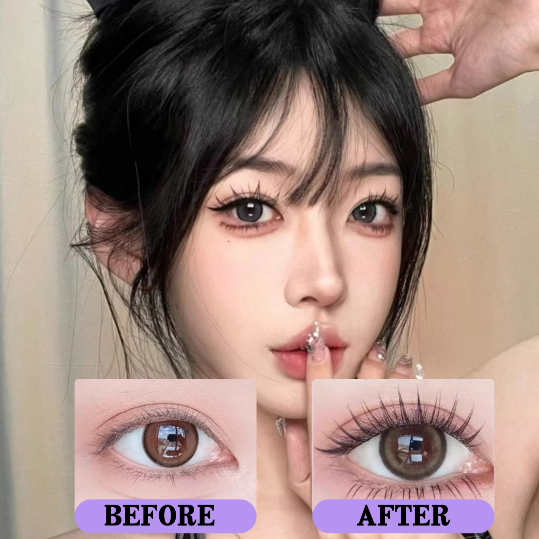 BRONICY Lông Mi Giả Nhóm Nhạc Nữ Hàn Quốc Tự Dính Tự Nhiên Cong Truyện Tranh Lông Mi
