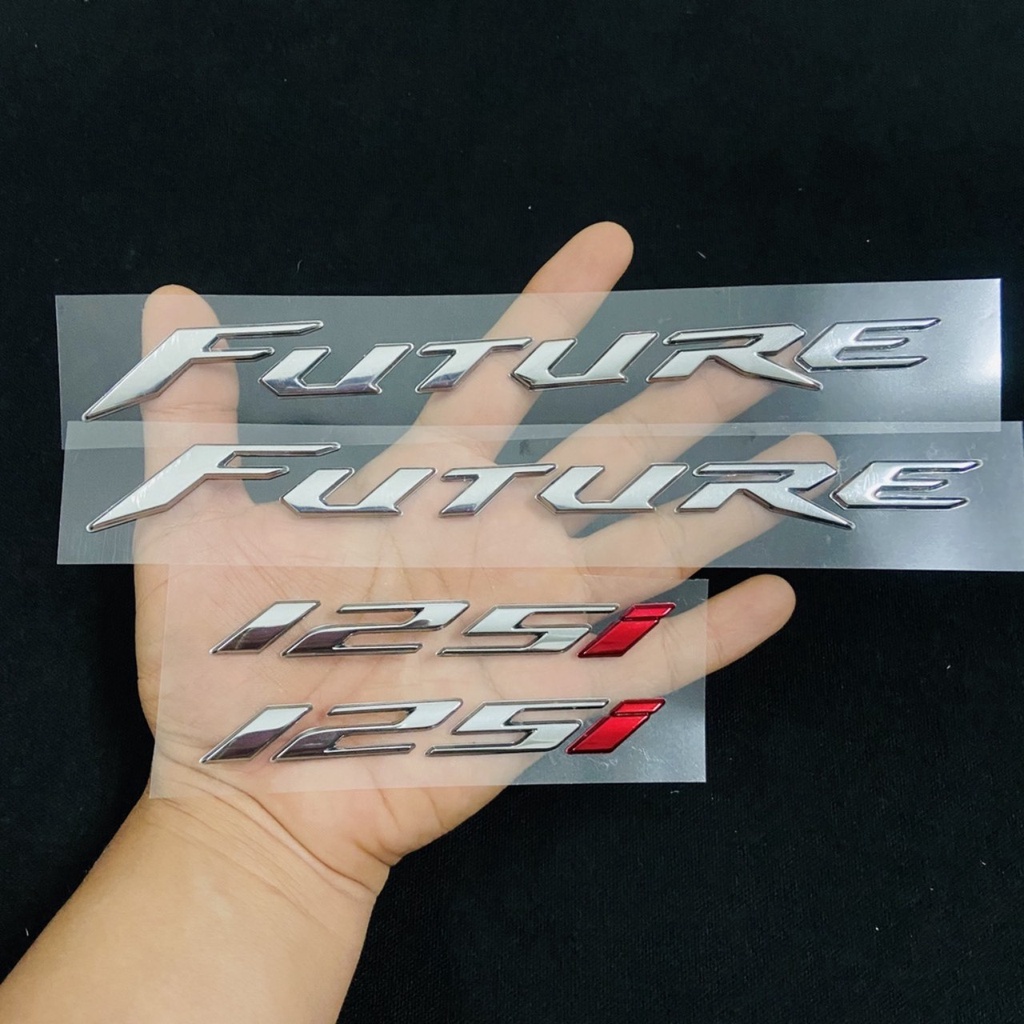 Tem future 125i chữ nỗi 2018 2020 hàng cao cắp sắc nét - giá 1 bên