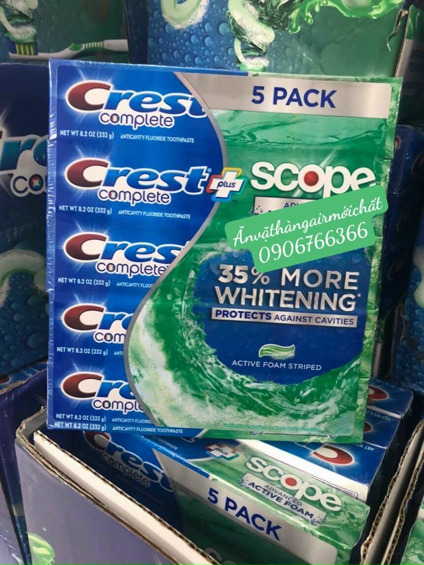 Crest Complete Scope Toothpaste Usa - Tube 232 Grams