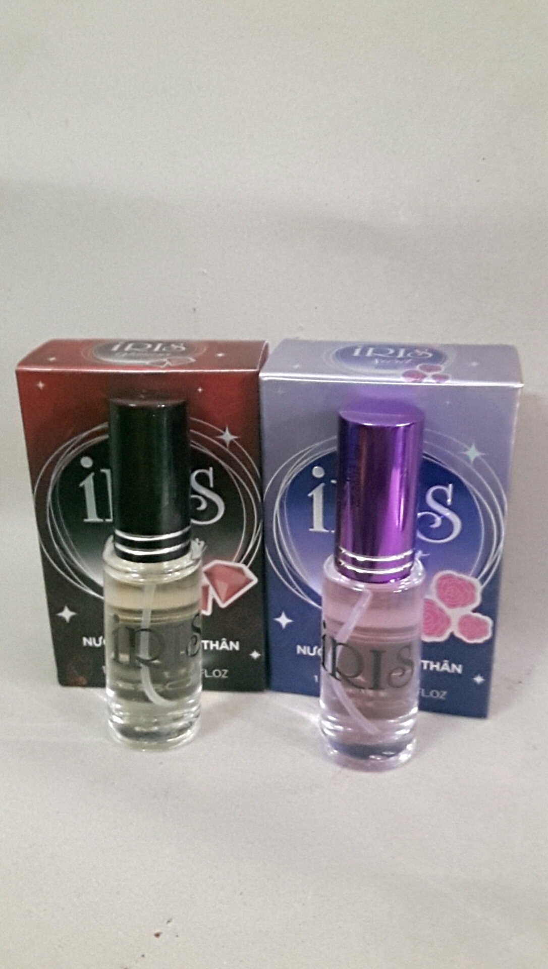 Nước hoa iris secret 15ml ( đen và tím)