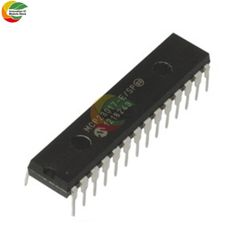 Chip ic mcp23017-esp dip-28 mcp23017 16-bit io giãn nở với giao diện i2c ic mạch tích hợp ban đầu