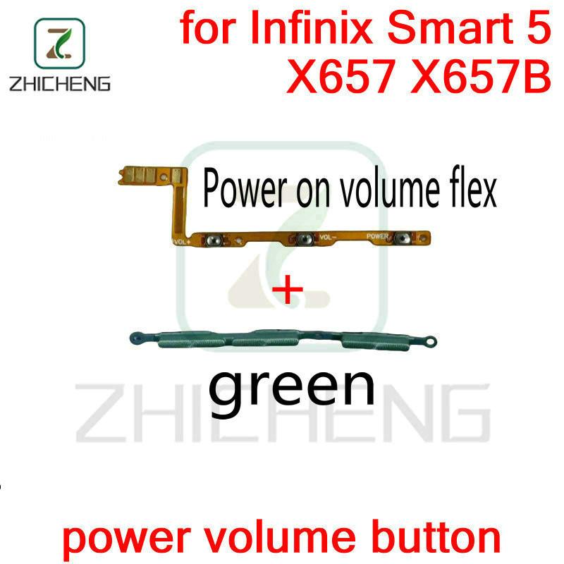 For Infinix Smart 5 X657 X657B Power On Off Button Volume Switch ...