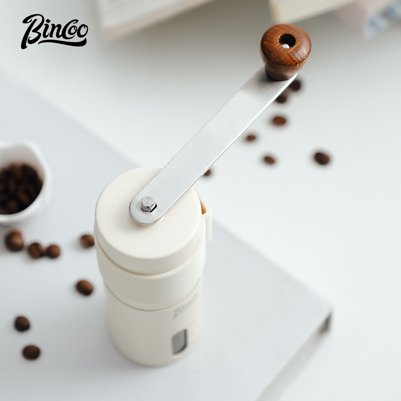 BINCOO Hand Coffee Grinder Small Portable Coffee Bean Grinder Folding Mini Manual Coffee Grinder Coffee Maker