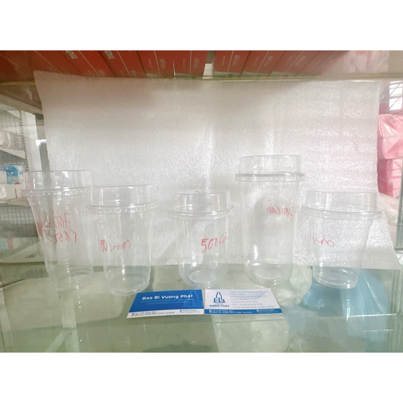 50 ly trà sữa + nắp cầu , 500ml