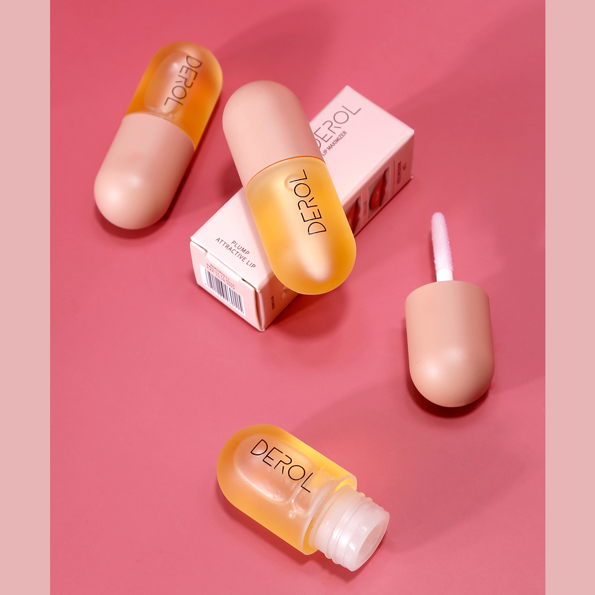 【Must-Have Gadgets】 Derol botanical lip enhancer moisturizing nourishing lip gloss mineral extreme volume lip plumper makeup DC05.