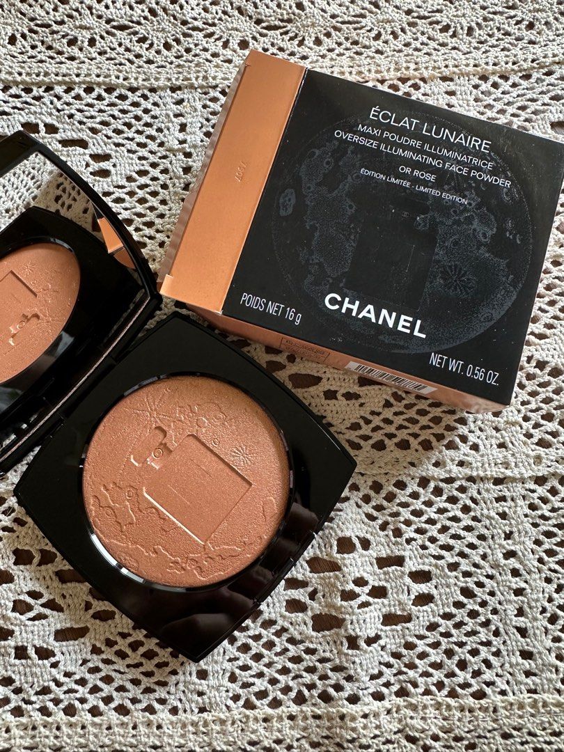 Chanel Eclat Lunaire Oversize Illuminating Face Powder Or Rose Limited  Edition | Lazada Singapore