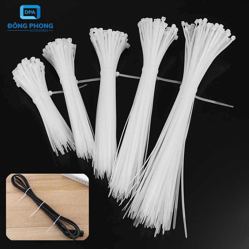 Combo 100 Dây Rút Nhựa Siêu Chắc Giá Rẻ