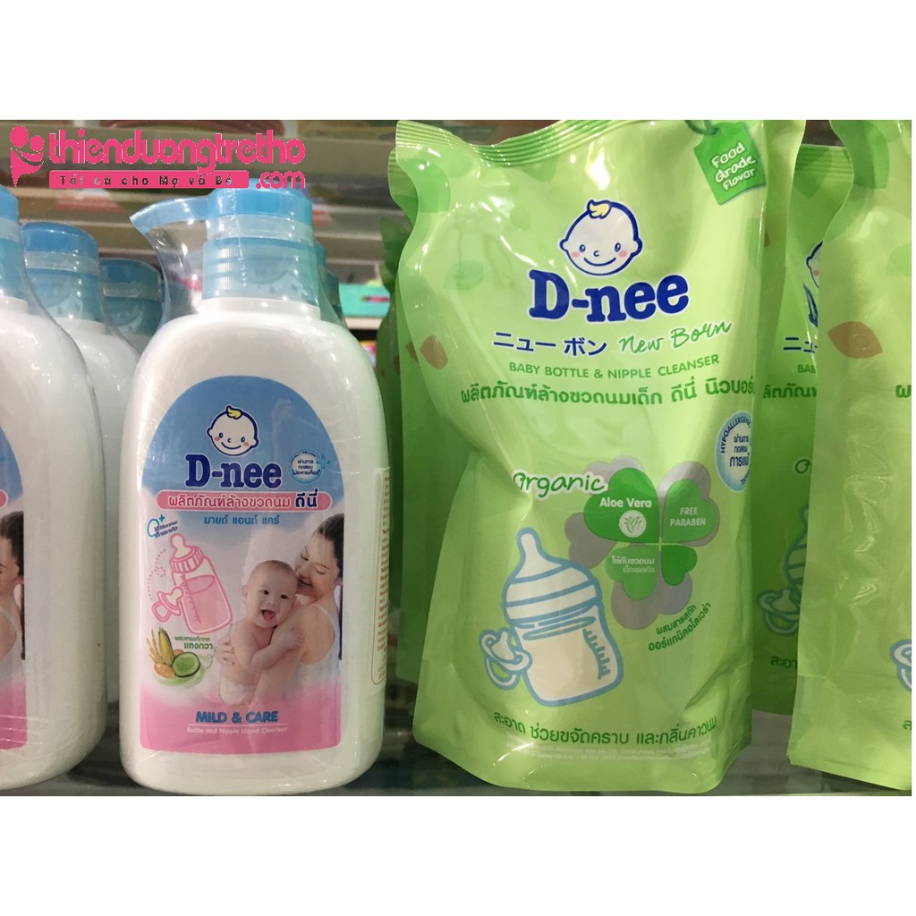 Nước rửa bình sữa Dnee 500ml (Chính hãng có tem Công ty Đại Thịnh)