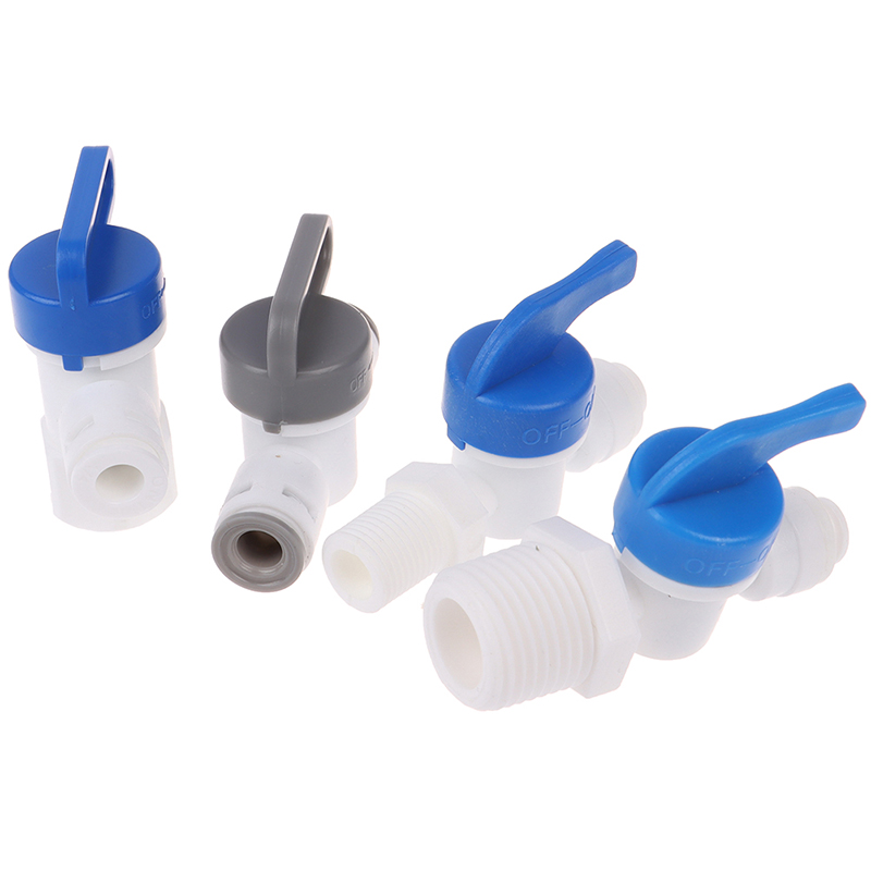 Dinawan 1/4" ball valve inline tap quick connect push fit ro water reverse osmosis