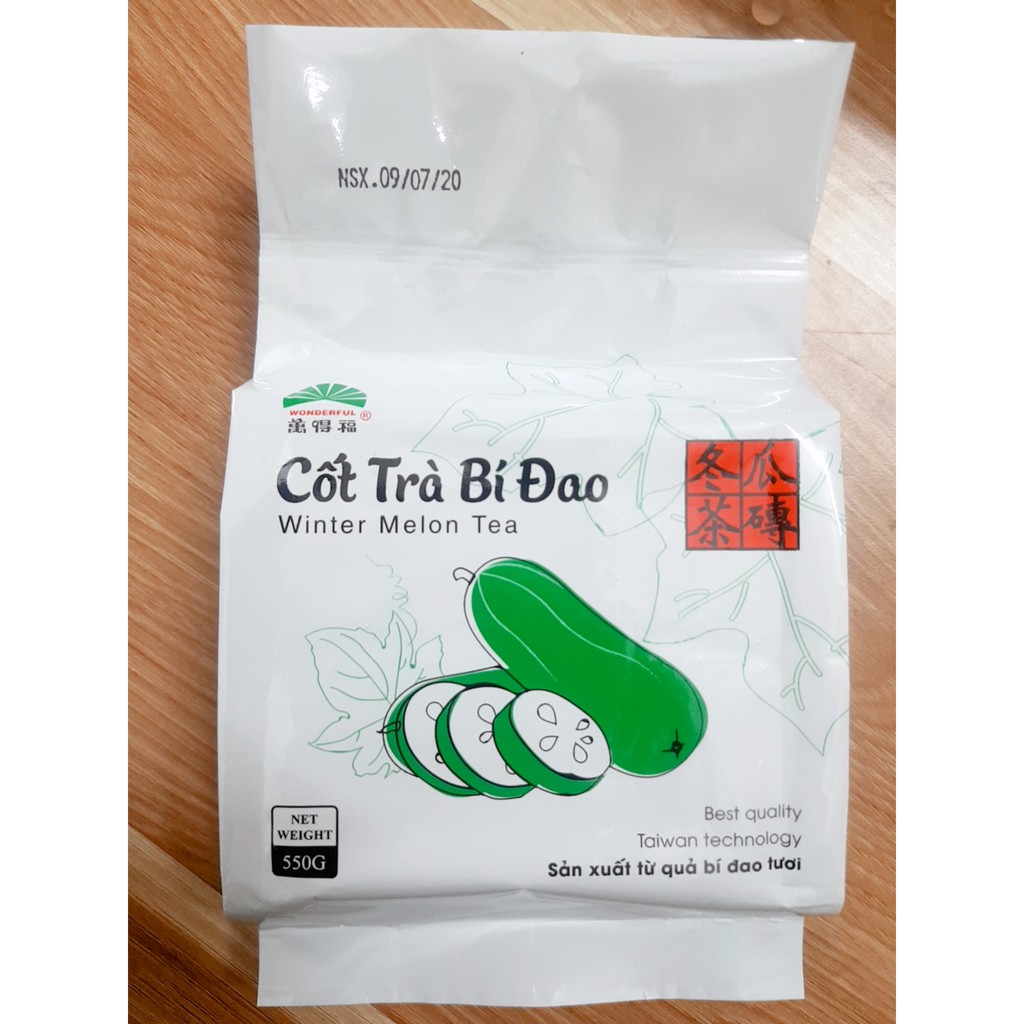Cốt Trà Bí Đao WONDERFUL 600gr phỐ thẢo mỘc