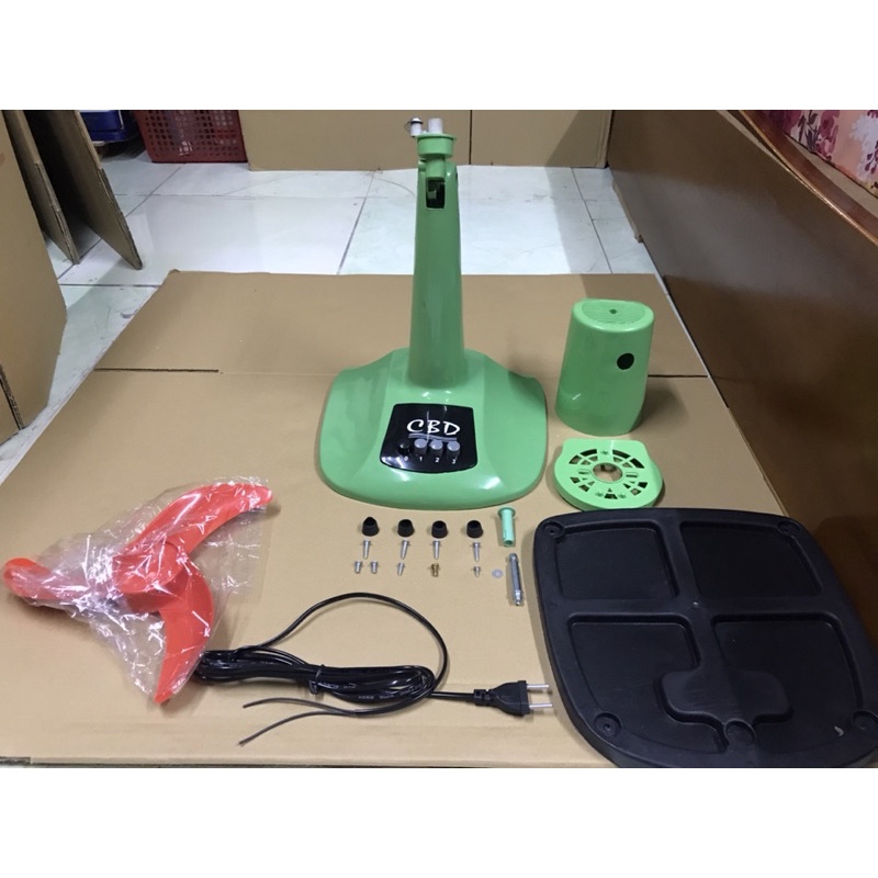 Thân Quạt Bàn B4 - Đầy Đủ Phụ Kiện Đi Kèm (Cánh và Lồng Quạt) - Không Bao Gồm Moter.