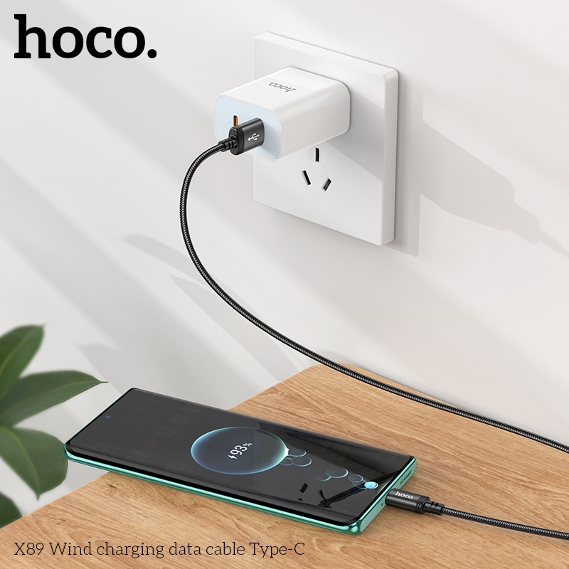 HoCo 1m 2m super fast 3a type C charging cable-original Android USB to type C charging cable
