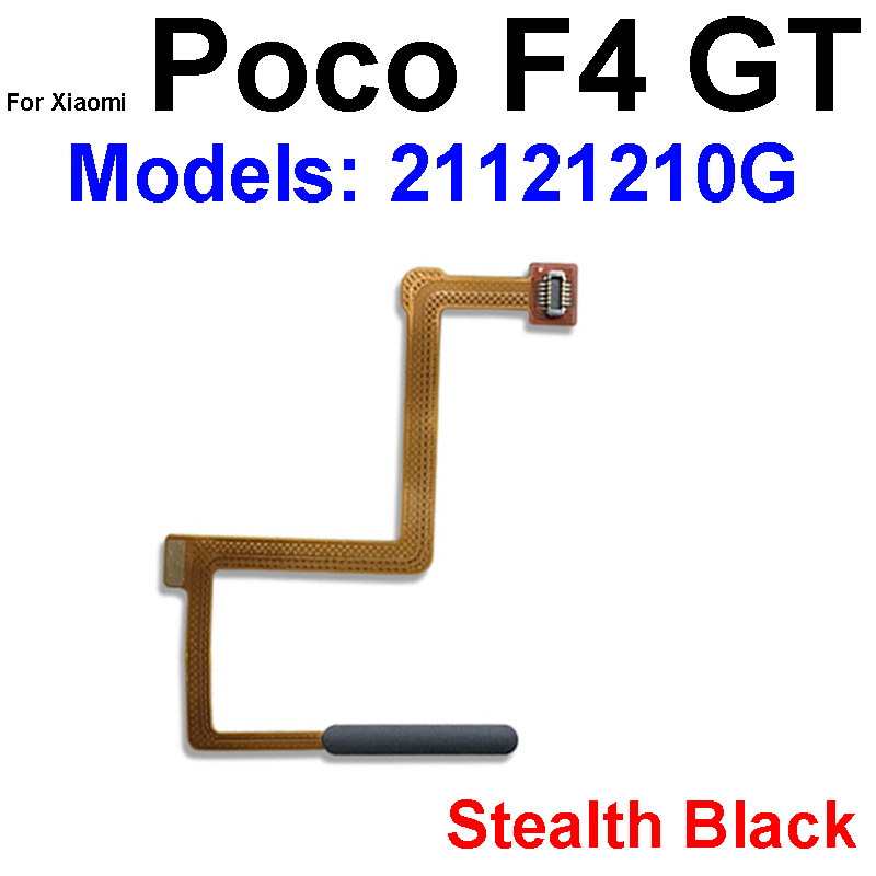 【Mary DAI Store】Fingerprint Touch Snesor Flex Cable Xiaomi POCO F4 F4 GT Unlock Home Key Print Power Button Sensor Flex Ribbon. 