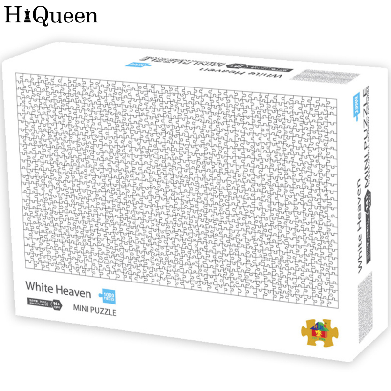 HiQueen 1000 PCS Mini Puzzles Painting Challenge Paper Puzzles DIY Decompression Toy