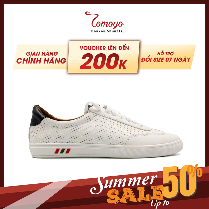 Giày sneaker nam lót da cừu tomoyo tmn21507