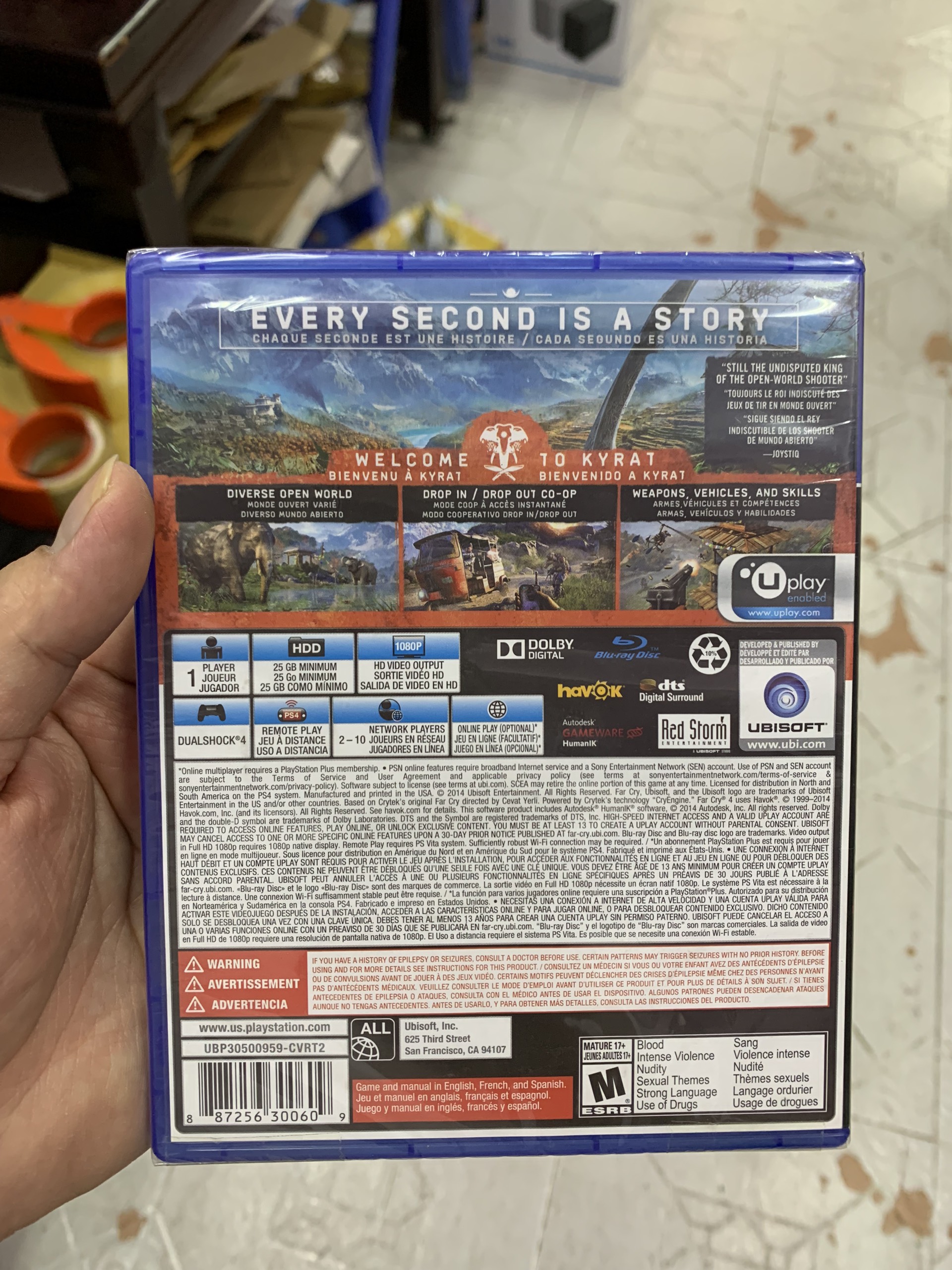 Đĩa Game Ps4 FarCry 4