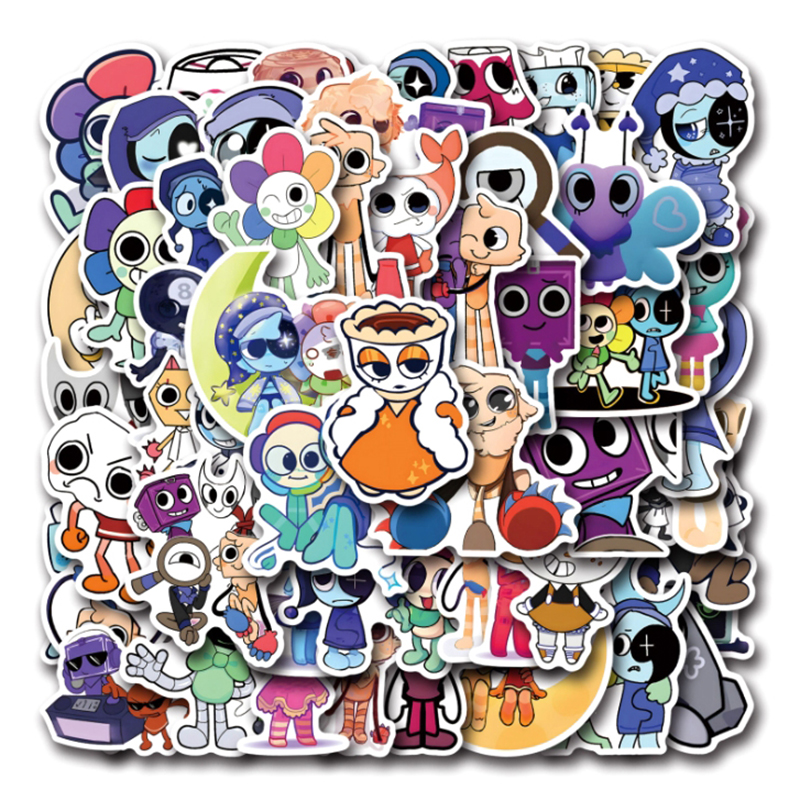 Pack De 51 Autocollants Dandys Worlds - Stickers Imperméables Mignons Pour Mug, Skate, Cahier