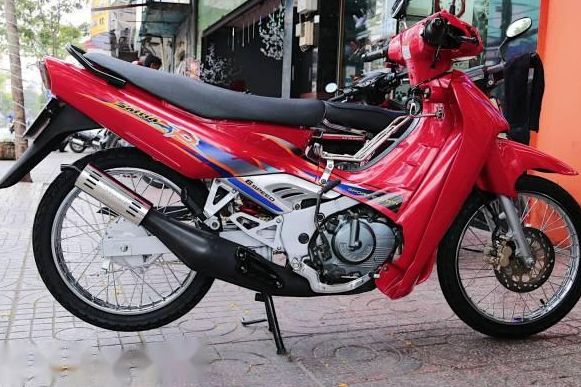 Tem rời suzuki satria 2000 dán xe đỏ