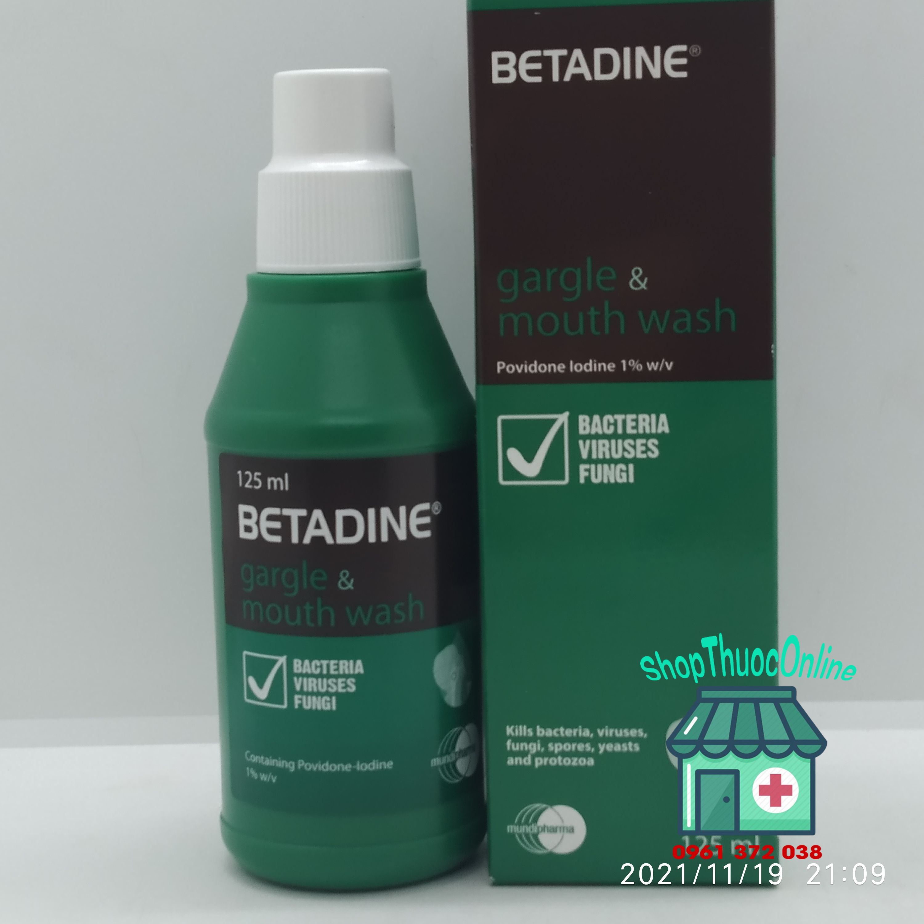 BETADINE chai xịt/súc họng