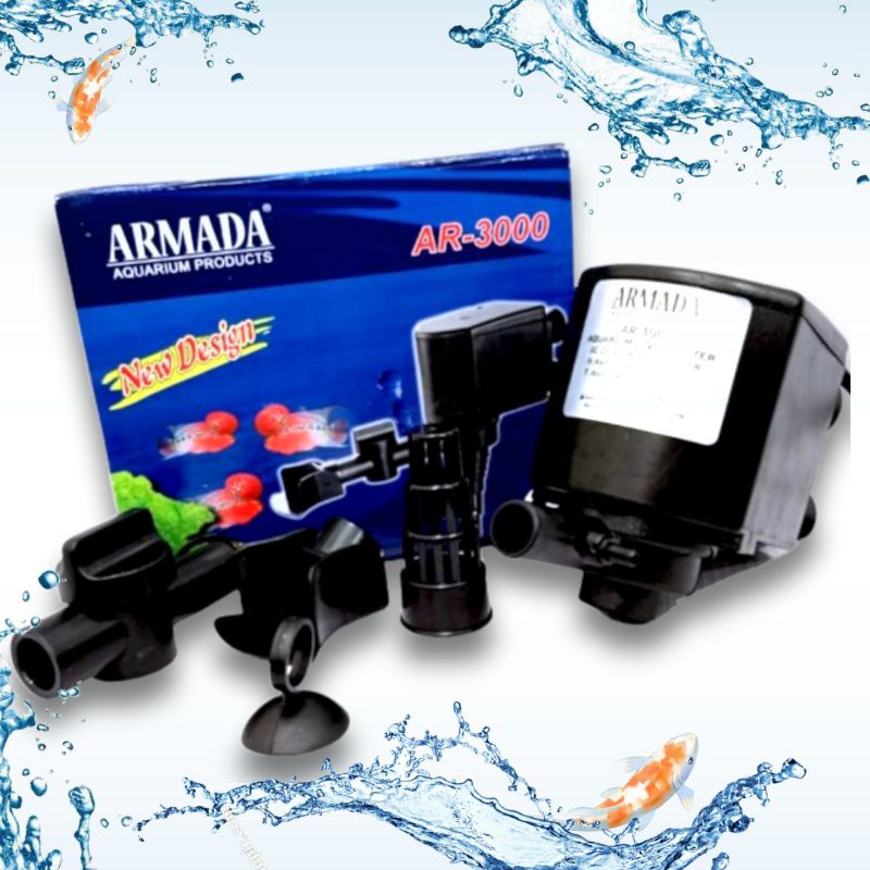 Pompa Aquarium kolam hidroponik ARMADA AR 3000