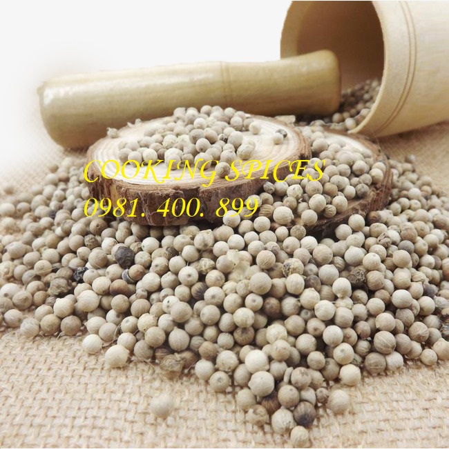 Tiêu Sọ ( White Pepper ) Hũ dùng tiện lợi