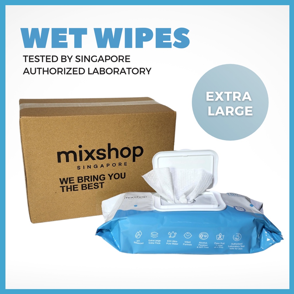 Mixshop Daily Use Wet Tissue Premium Thick Wet Wipes Baby Wipes SG how-to-remove-makeup-easy-steps-product-recommendations