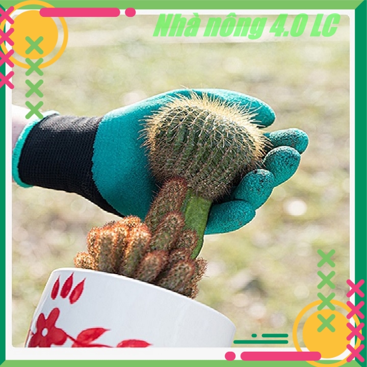 Găng tay làm vườn có móng vuốt
