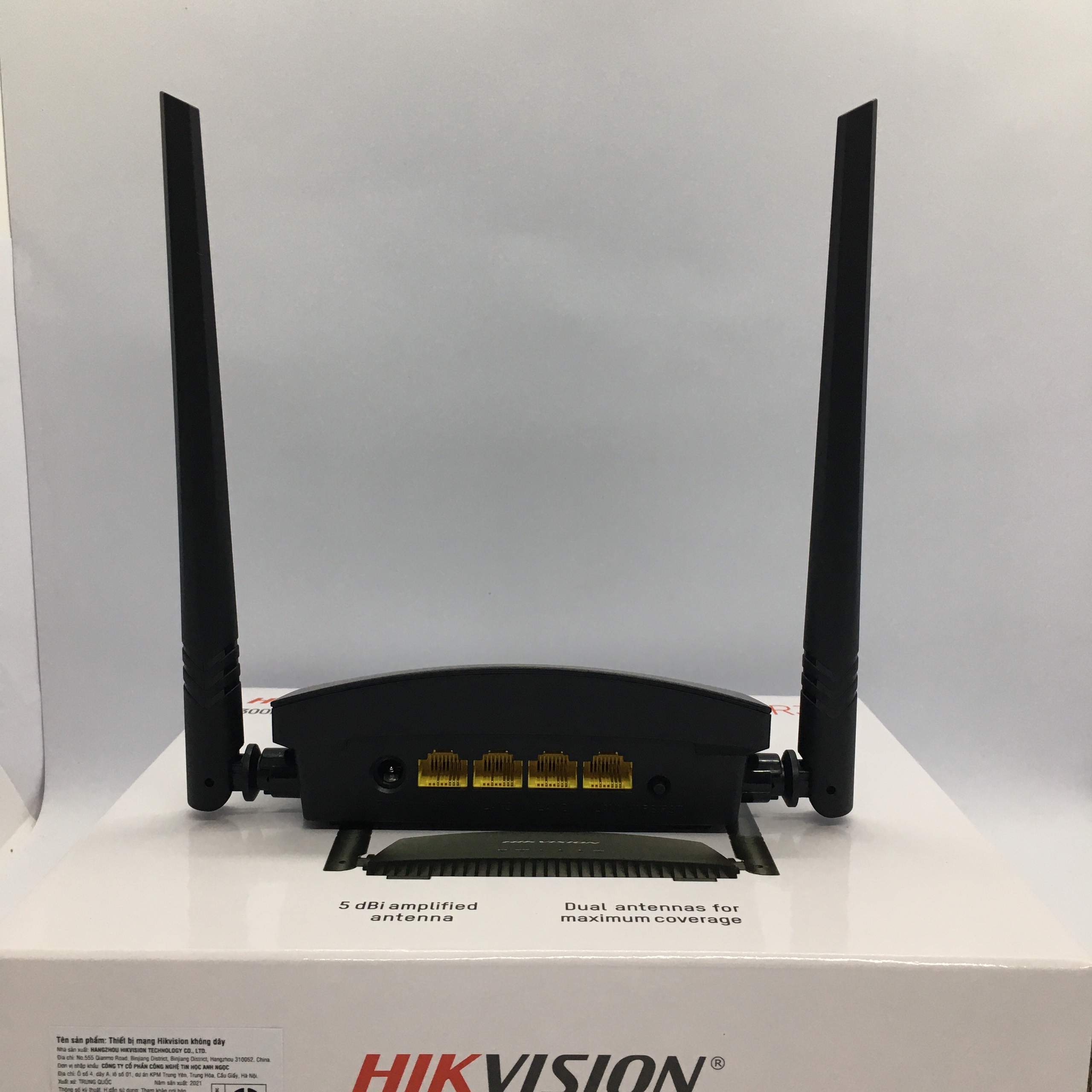 Bộ phát wifi Hikvision 2 râu DS-WR3N tốc độ 300Mbps