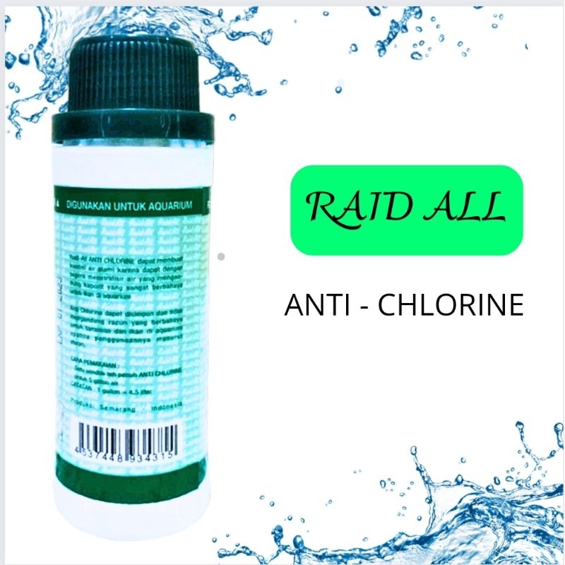 Obat ikan RAID ALL ANTI CHLORINE 100ML