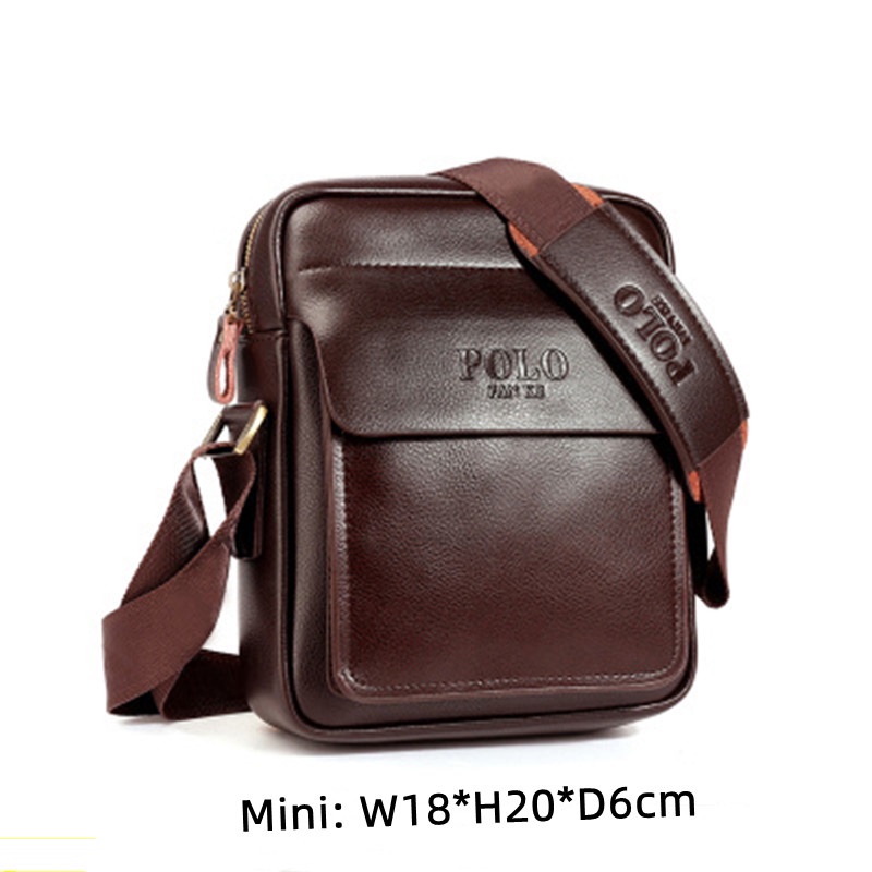 Men's genuine leather shoulder on sale bags