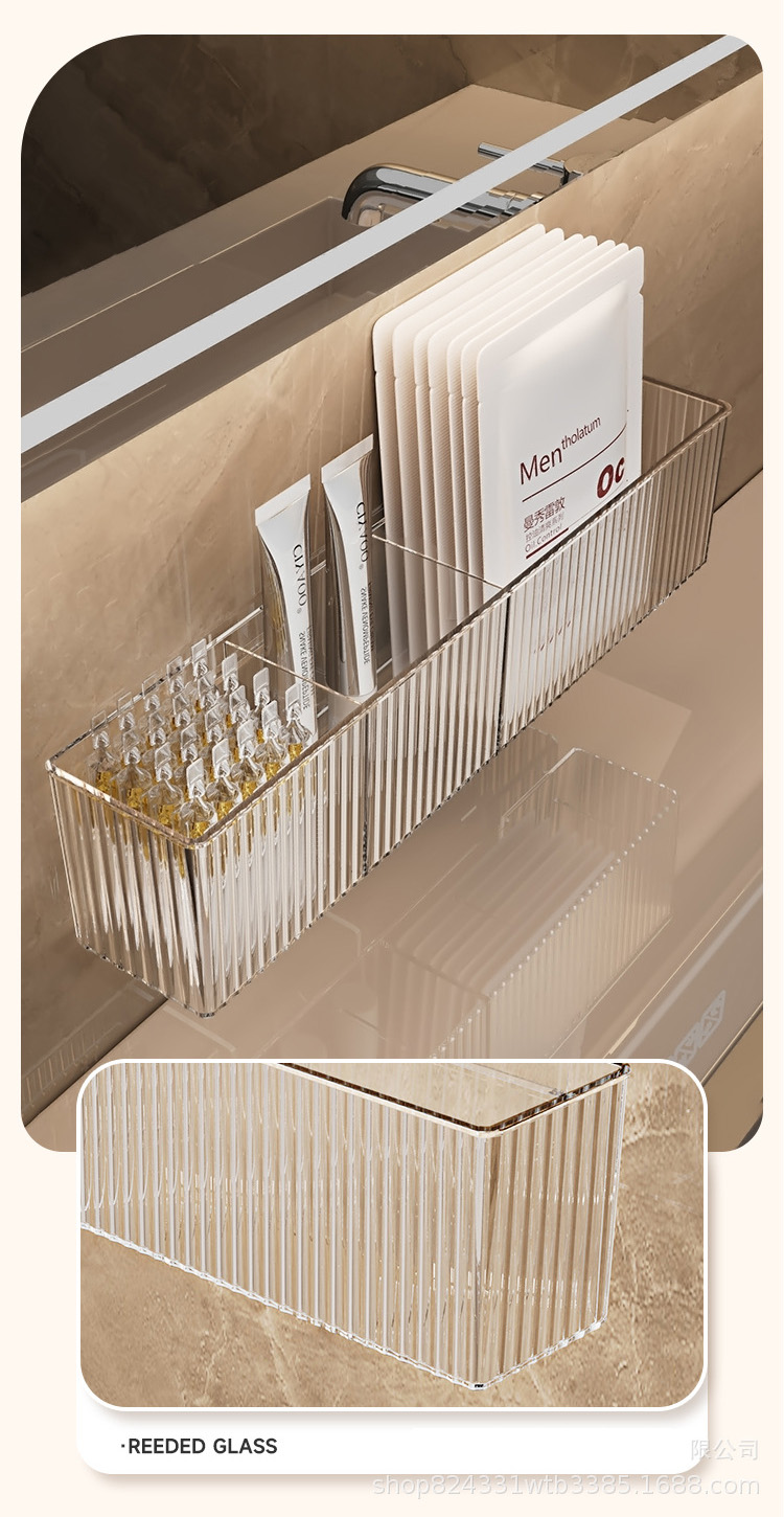 JJT [Miễn Phí Vận Chuyển]Kệ giá lưu trữ Kệ phòng tắm vật liệu acrylic giá Rack drainable giá lưu trữ punch-miễn phí treo tường giá treo tường giá lưu trữ