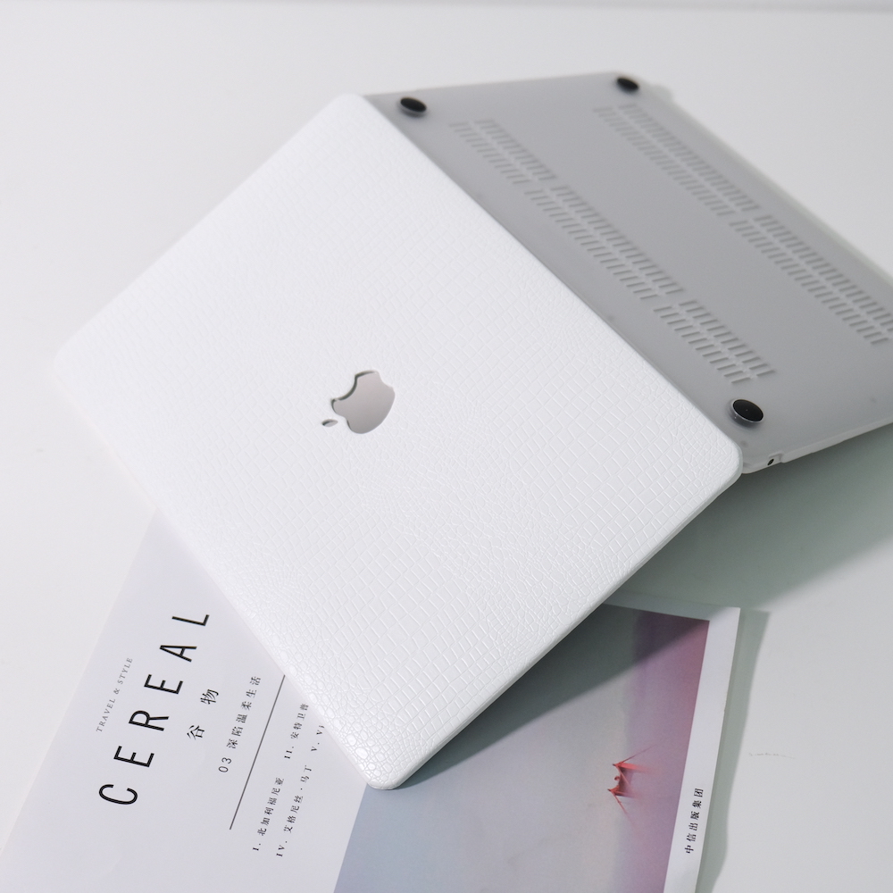 SisterHome Crocodile Texture Leather Macbook Case for Macbook case Air13.6 2022 Pro13inch A2338 A2289 A2251 A1708 A1989 A2159 Mac case Air M1 13 2020 A2337 A2179 A1932 A1466 A1706 with free keyboard cover