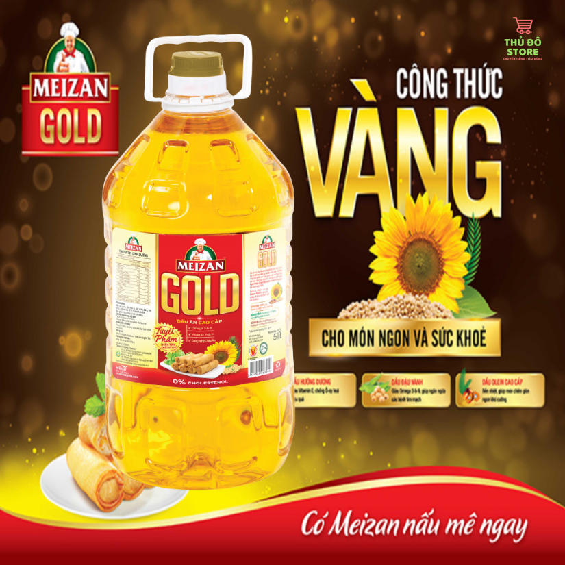 Dầu Ăn Meizan Gold Cao Cấp - Chai 5L