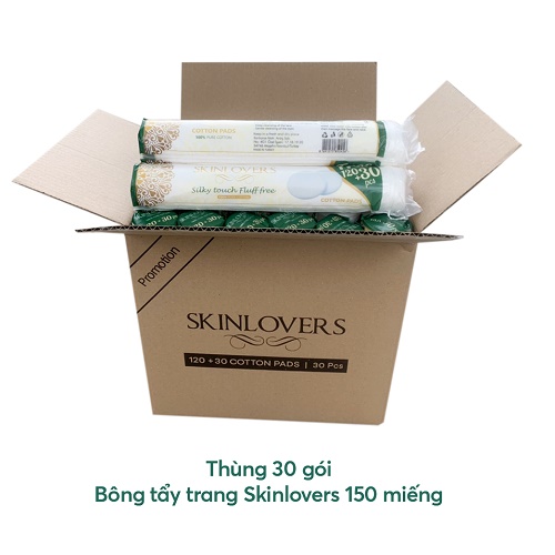 Bông tẩy trang Skinlovers 120+30 miếng