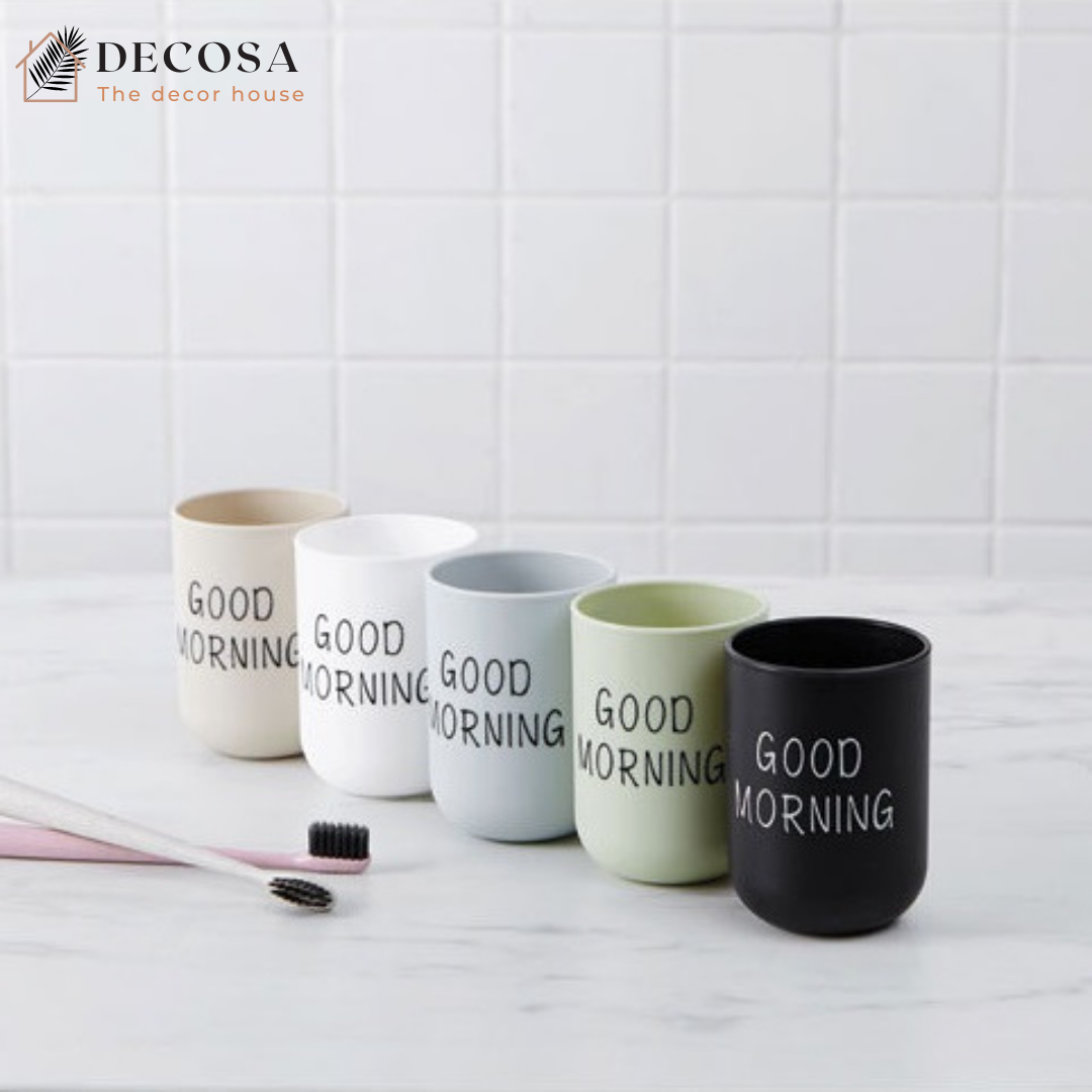 Ly uống nước ly đánh răng đựng bàn chải Decosa